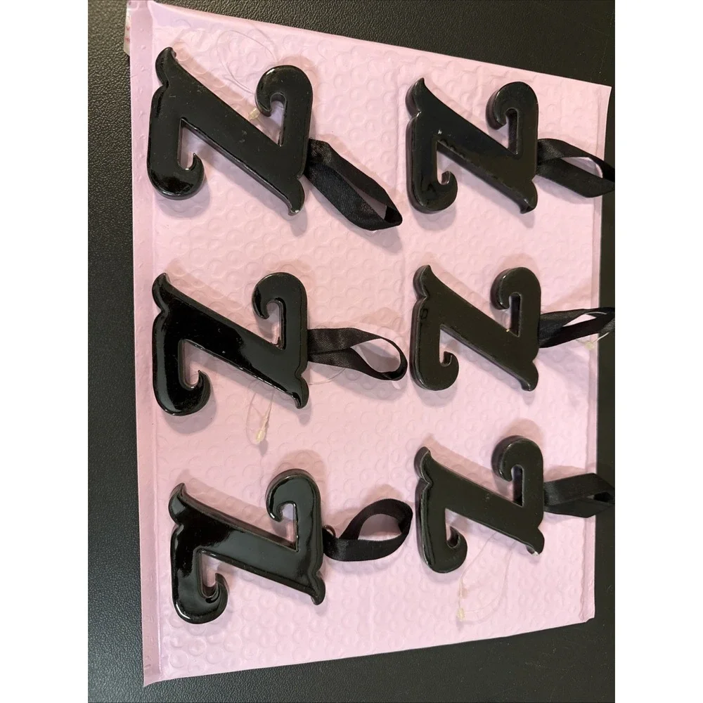 Black Ceramic Hanging Letters